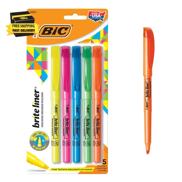 DiverseBee Dual Tip Bible Highlighters and Pens No Bleed, 8 Pack Assorted Colors Quick Dry Highlighters Set, Cute Markers, Bi