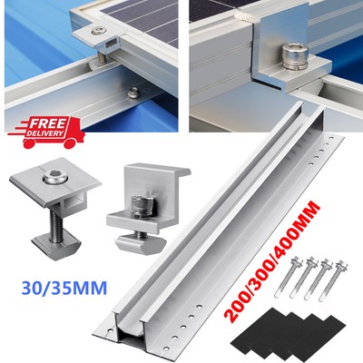 SOLAR MODULE MOUNT Trapezoidal Plate Flat Roof PV Mounting Rail ...