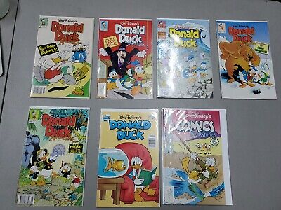 Lot (7) Walt Disney's Comics Donald Duck Adventures & Comics and Stories