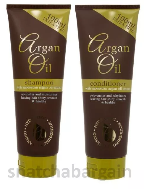 ARGAN OIL HAIR TREATMENT SHAMPOO & CONDITIONER 250ml MOROCCAN ARGAN OIL EXTRACT