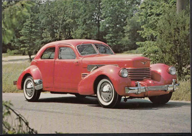 Road Transport Postcard - 1937 Cord Beverley Sedan Motor Car   F871