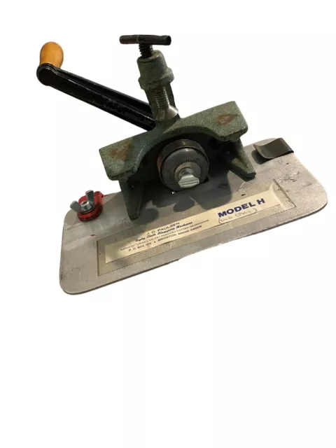 Model "H” Rigby Cloth Stripping Machine J.D. Paulsen