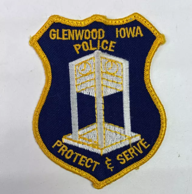 Glenwood Police Iowa IA Patch C3