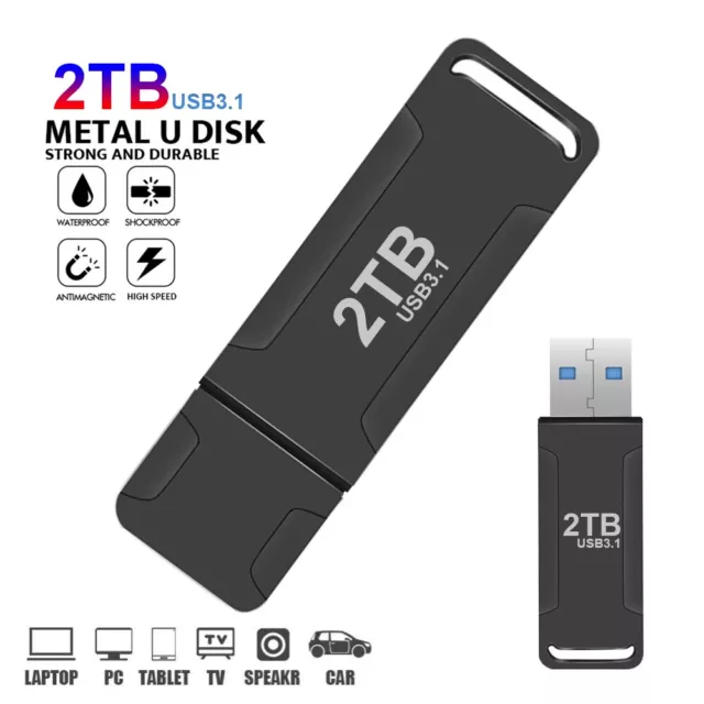 Clé USB 3.1 ultra-grande capacité 512GO/1To/2To haute vitesse Lecteurs flash USB