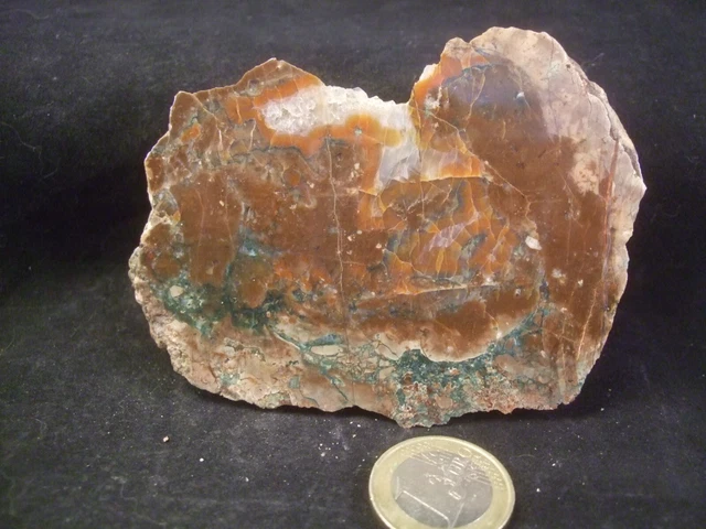 Achat Quarz Geode Thüringen/Baumgartental 203 Gramm Schneekopfkugel-Geoden
