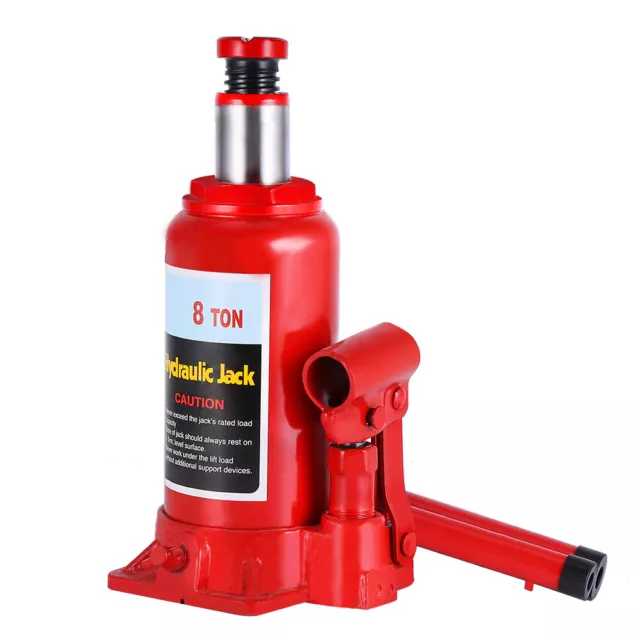 2/4/5/6X Ton Portable Hydraulic Bottle Jack 8Ton Car Truck Caravan Tractors SUV 3