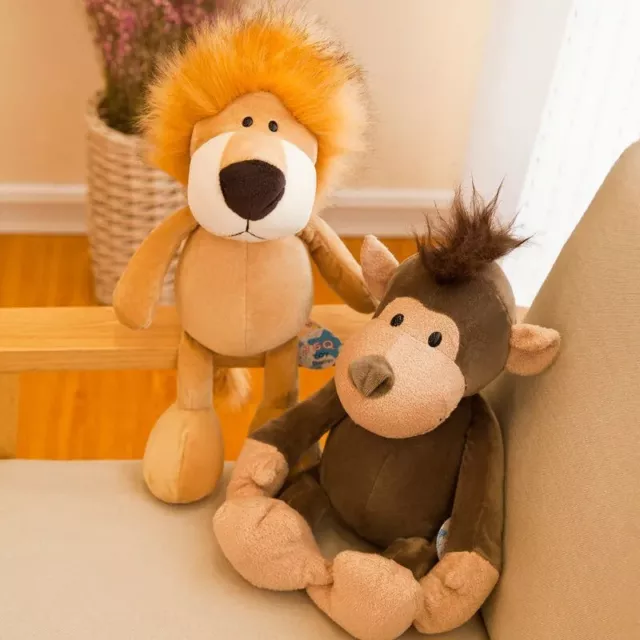 25cm 35cm Super Cute Stuffed Toys for Kids Sleeping Mate Jungle Animal Dolls New 2