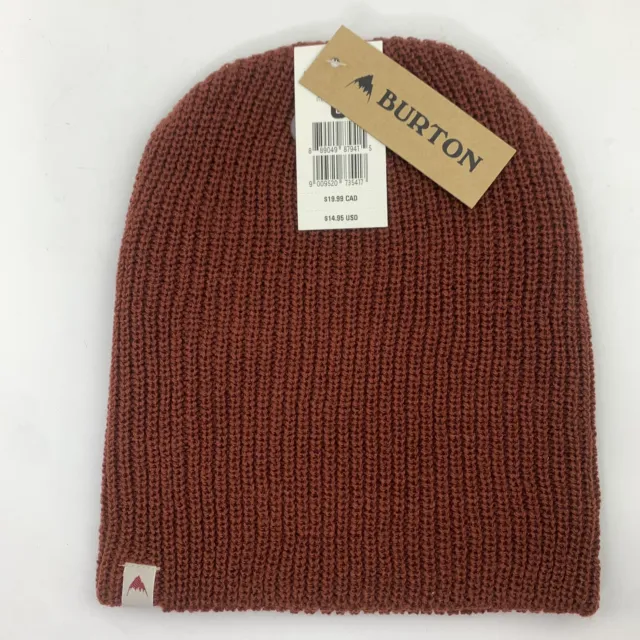 Burton All Day Long Beanie Fired Brick One Size