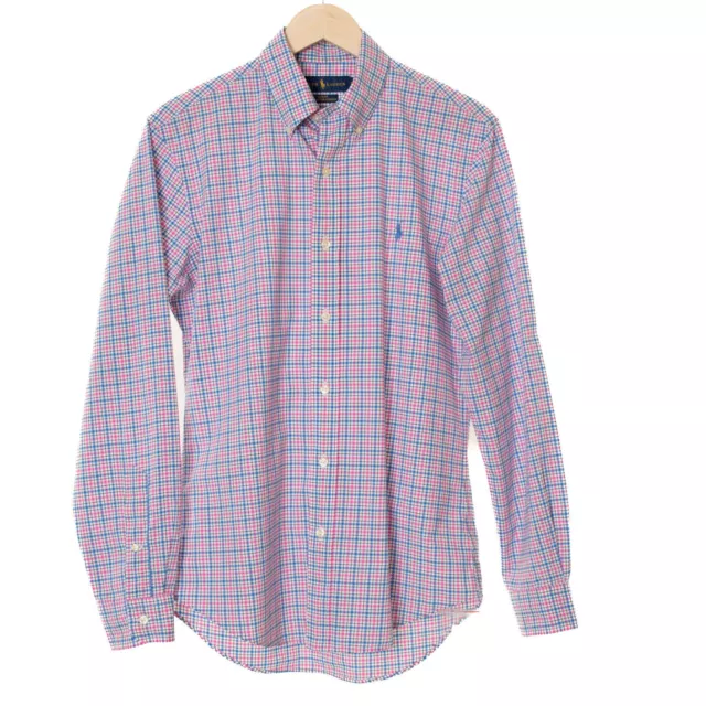 Talla Camisa Manga Larga Cuadros Multicolor RALPH LAUREN Hombre Corte ajustado