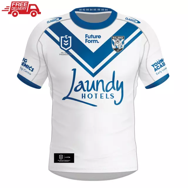 Canterbury Bulldogs Replica 2024 NRL Home Jersey - Free Postage