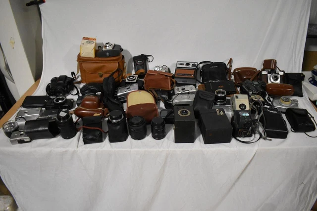 Vintage Film Cameras Bundle Approx.38 Various Brands Vintage/Retro LOT 3