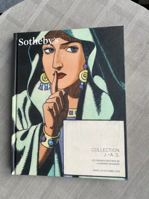 Catalogue De Vente Sotheby's 2015 Les Grands Maîtres De La Bd En État Neuf