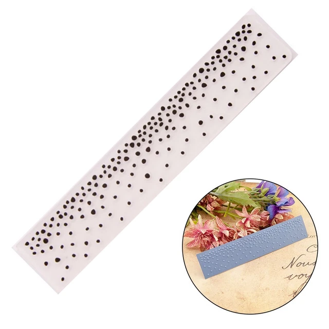 TMISHION 3 Pcs Dossiers De Gaufrage Multifonctionnel DIY Plastique Gaufrage Modèle Dossiers Pour