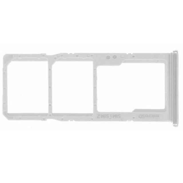 Porta SIM Per Samsung Galaxy M51 Adattatore Scheda Dual Bianco Ricambio