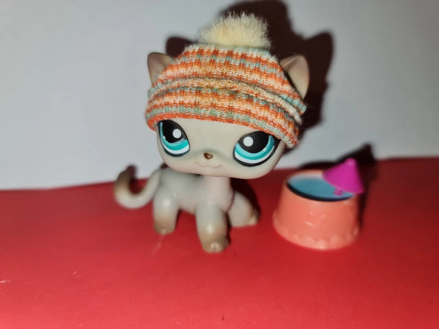 Littlest Pet Shop LPS #391 - Chat Egyptian Shorthair Authentique - Occasion