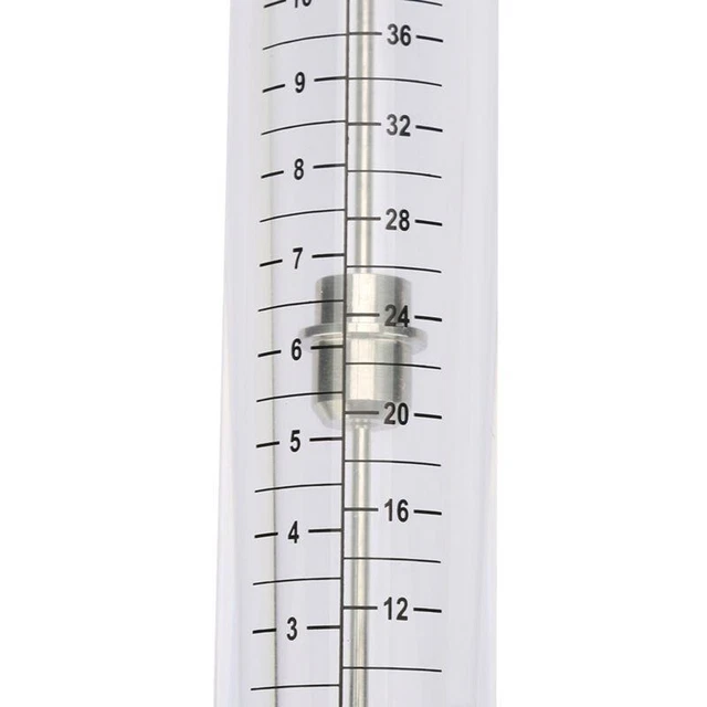 10GPM Acrylic Tube Flow Meter for Female G3/4 - Liquid Flowmeter