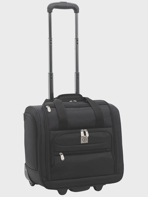 Protege 16" Arendale Rolling Underseater Luggage, Black/Purple