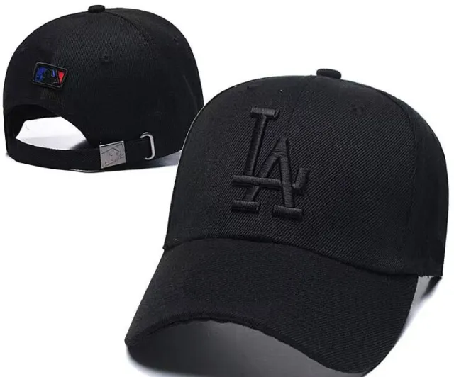 Los Angeles LA Dodgers Baseball MLB Unisex Hat Cap Cotton Whole Black AU Stock