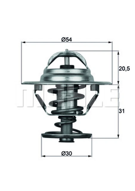 Termostato Refrigerante Behr 5 92 - Compatible Opel, Vauxhall, Saab - 92°C Apertura