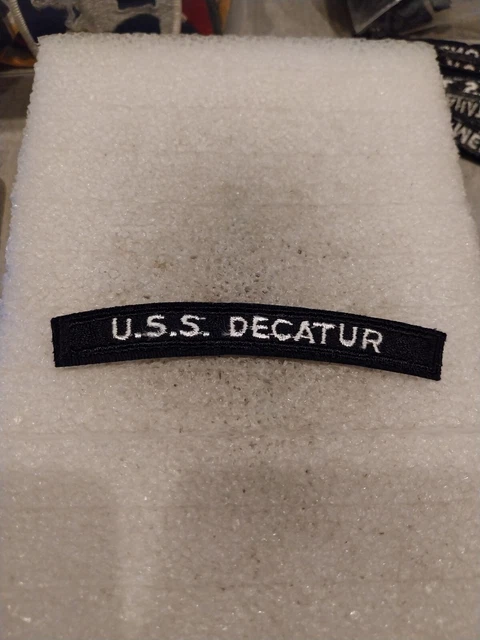 Uss Decatur Crest PATCH ARMEE US NAVY USS DECATUR original EUR 6,00 - PicClick FR