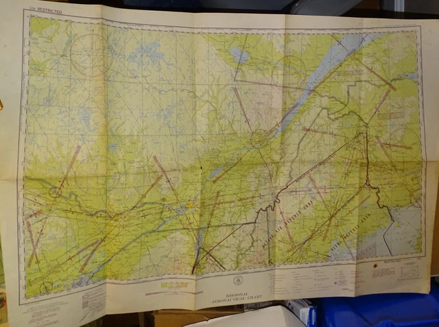 CANADA ST LAWRENCE River Restricted - Canada St Lawrence River Restricted Regional Aeronautical Chart.webp