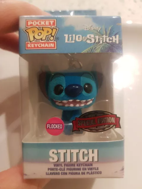 Funko POP! Pocket Keychain Disney Lilo & Stitch Flocked SPECIAL EDITION Anhänger