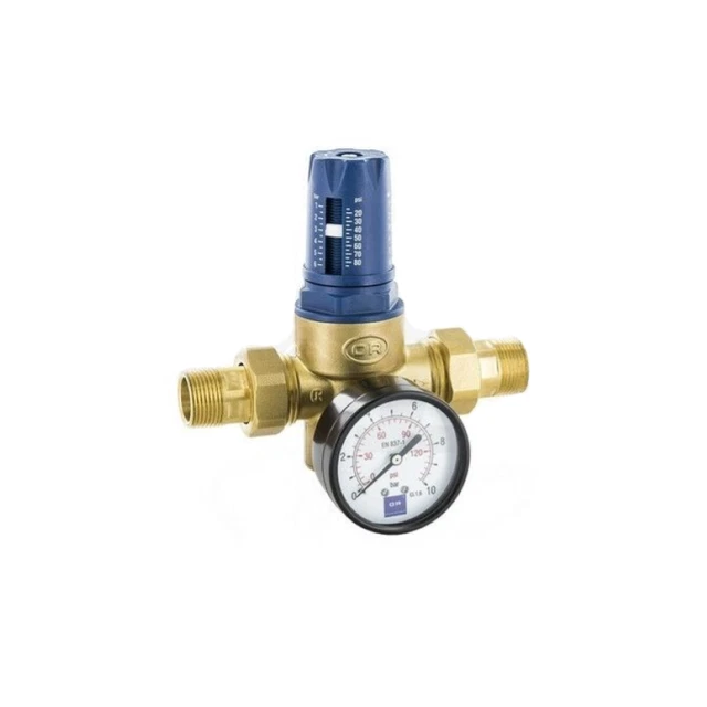Officine Rigamonti Pressure Reducer Twist Pn25 3/4" With Pressure Gauge