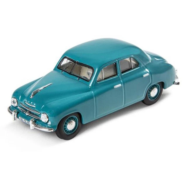 Skoda 3P0099300R1B Modellauto Superb Combi Miniatur Modell, Maßstab 1:43, gelb/grün