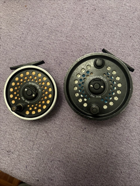 5/6 wt fly reel TS2 wt. - Pre-Spooled with WF-5 Floating Line Essential Fishing Pole Parts PBCPS3-BMG CNC Machined Aluminum Reel Style:Unrigged Pair