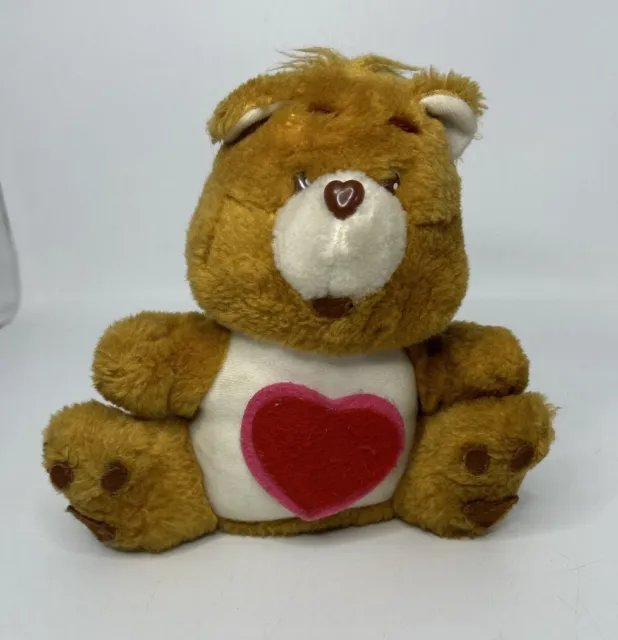 Vintage Care Bear Tenderheart Plush Bear Piggy Bank Heart American Greeting 1984