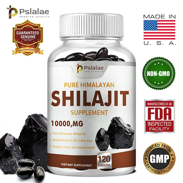 Himalaya Shilajit Flüssig, 50 Ml - Rein, Vegan, Mit Fulvosäure & Mineralien - Natürliches Nahrungsergänzungsmittel