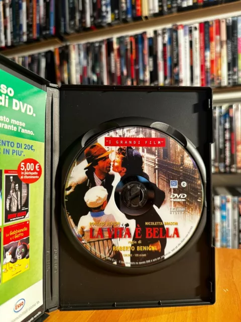 LA VITA È BELLA (1997) DVD COME NUOVO con ROBERTO BENIGNI NICOLETTA ...