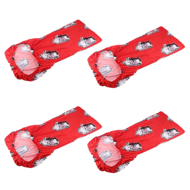 4 piezas Cubierta de silla elástica sencilla moderna funda protectora