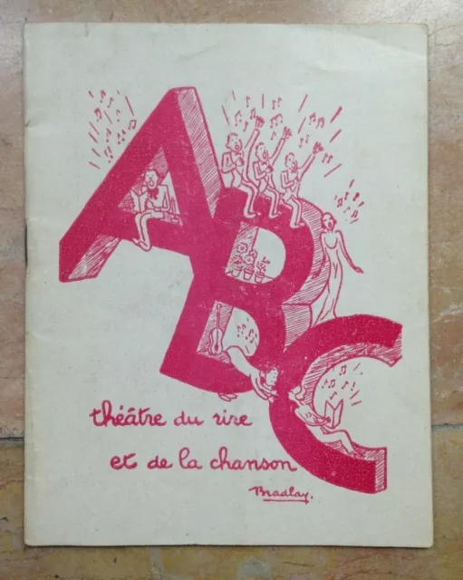 Théatre Du Rire et De La Chanson ABC "Paris s'amuse" H Salvador et Mistinguett