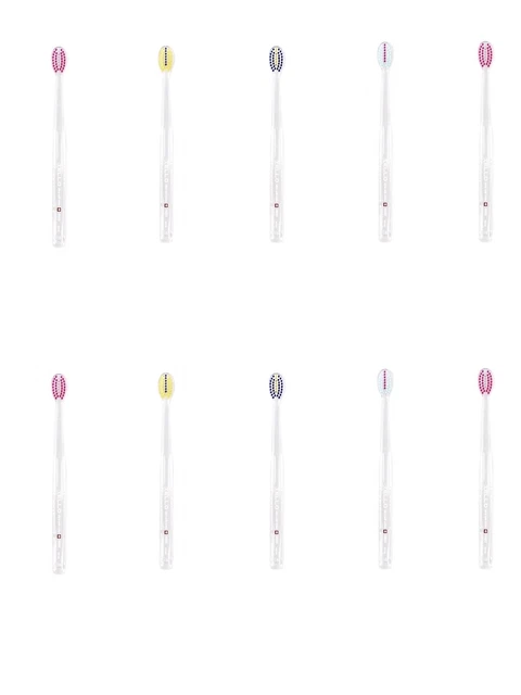 10 spazzolini da denti Tello Ortho - apparecchi ultra morbidi spazzolino manuale