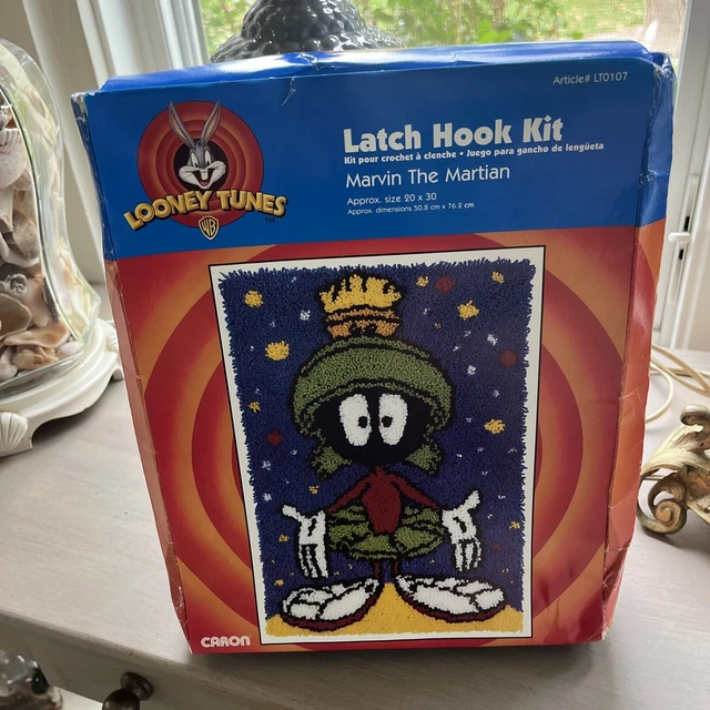 Kit de gancho de pestillo Looney Tunes 1997 vintage Marvin The Martian NUEVO