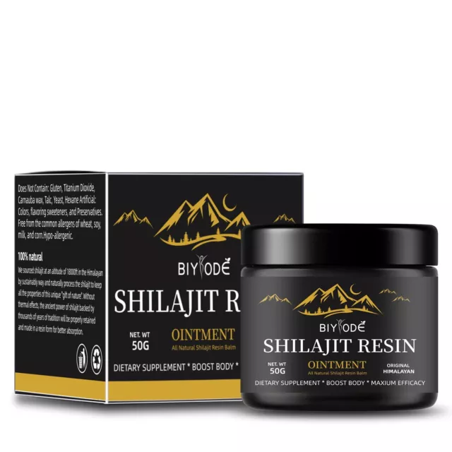 Shilajit puro 100% del Himalaya, resina blanda, orgánico, extremadamente potente