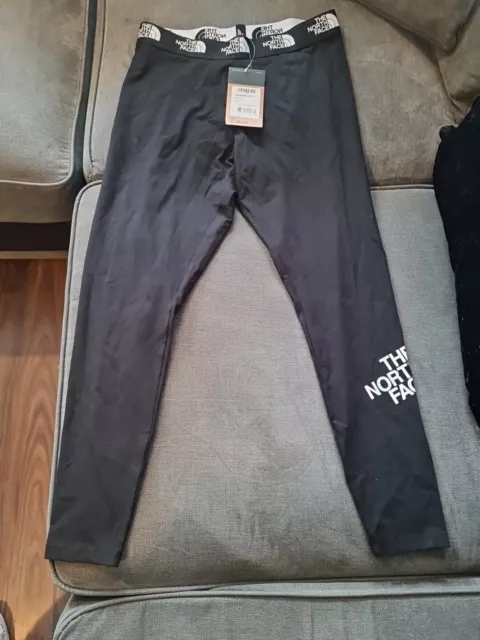 The North Face Womens Activewear  Leggings Sports  Logo Jogging Pants Large