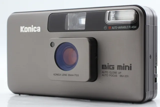 LCD Works NEAR MINT Konica BiG mini BM-201 Point & Shoot Camera From JAPAN