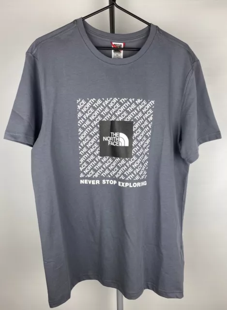 The North Face Men's SS Box Fill T-Shirt / BNWT / Vanadis Grey / RRP £25