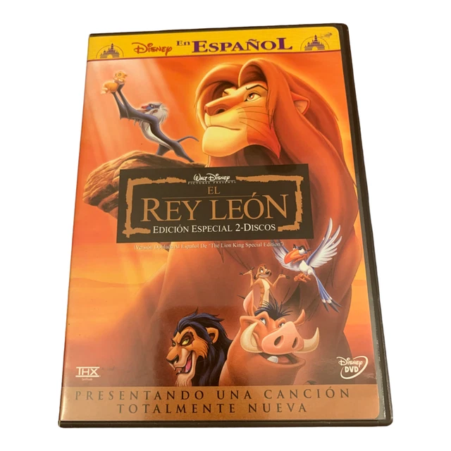 EL REY LEON Disney The Lion King Spanish Edition 2 Discs DVD FREE