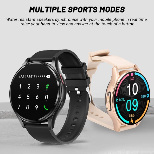 FITNESS TRACKER .43IN Touch Screen Smart Watch For Walking For Cycling ...