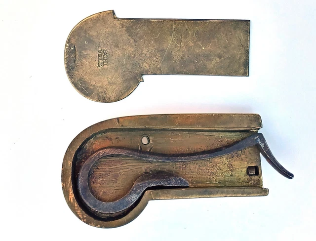 SCHI VILY Spring Loaded Lancet, Fleam, Blood Letting - circa 1850 - No Blade