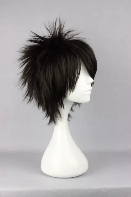 Ladieshair Cosplay Wig Perücke schwarz 30cm glatt NARUTO Momochi Zabuza GTC 3
