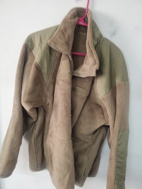 USGI Large Regular POLARTEC LEVEL 3 GEN III COYOTE FLEECE COLD WEATHER JACKET