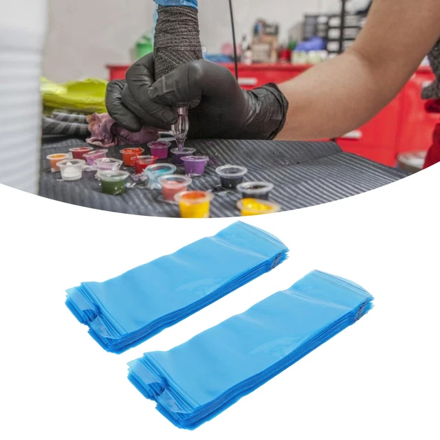 2.6in Width 200PCS Tattoo Pen Covers Self Adhesive PE Disposable Waterproof Sd0