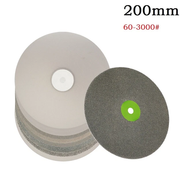Disco abrasivo 200 mm vetro diamantato applicazioni macinazione pietra preziosa