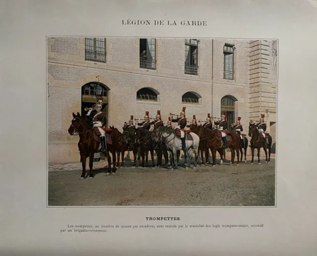 Álbum Militar Legión de La Guardia Trompeta Tambor Y Cornetas Y Música