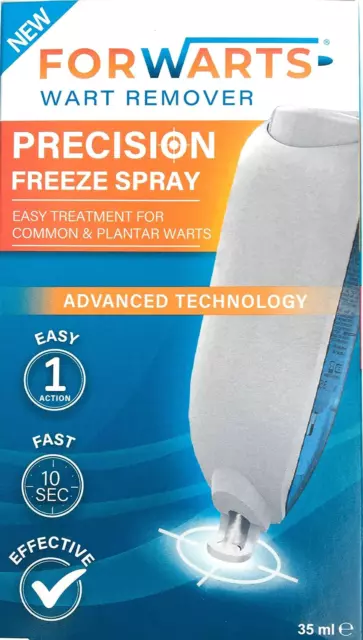 Forwarts Wart Remover Precision Freeze Spray Easy Fast & Effective (Single)