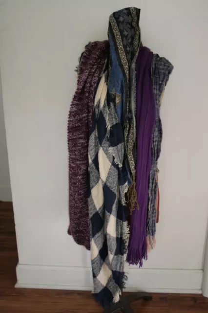 Scarves, Collection of Five, Gently to Barely Worn, Winter Scarves Set of 5